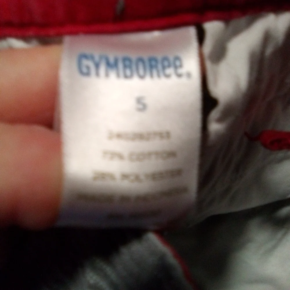 GYMBOREE boys gray corduroy pants. Size 5.